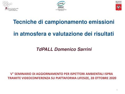 Tecniche di campionamento emissioni in atmosfera e 